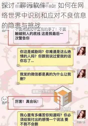 探讨“聊污软件”：如何在网络世界中识别和应对不良信息的隐患与挑战