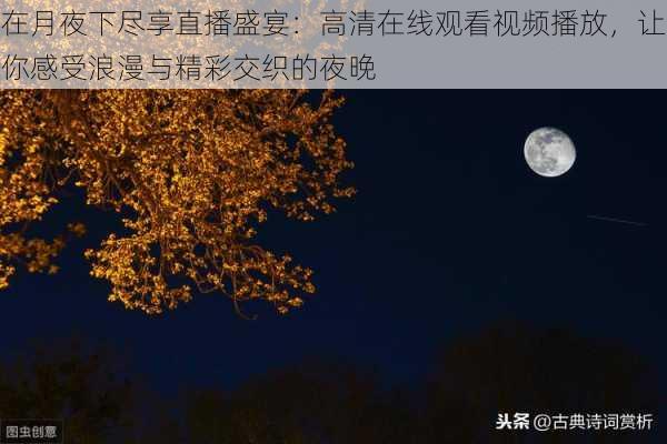 在月夜下尽享直播盛宴：高清在线观看视频播放，让你感受浪漫与精彩交织的夜晚