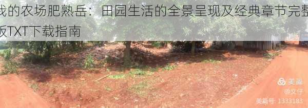 我的农场肥熟岳：田园生活的全景呈现及经典章节完整版TXT下载指南