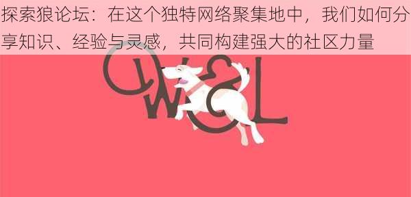 探索狼论坛：在这个独特网络聚集地中，我们如何分享知识、经验与灵感，共同构建强大的社区力量