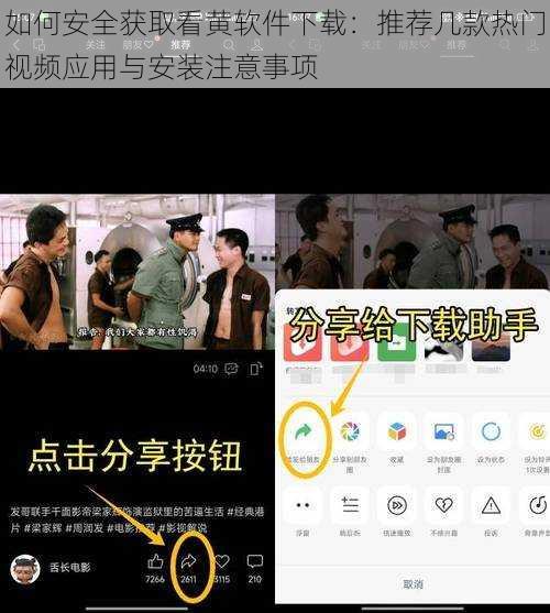 如何安全获取看黄软件下载：推荐几款热门视频应用与安装注意事项