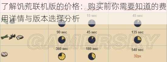 了解饥荒联机版的价格：购买前你需要知道的费用详情与版本选择分析