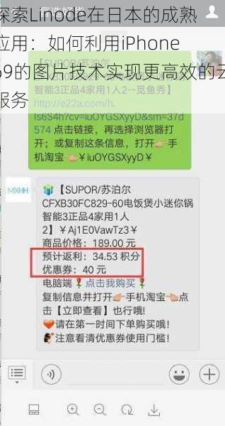 探索Linode在日本的成熟应用：如何利用iPhone 69的图片技术实现更高效的云服务