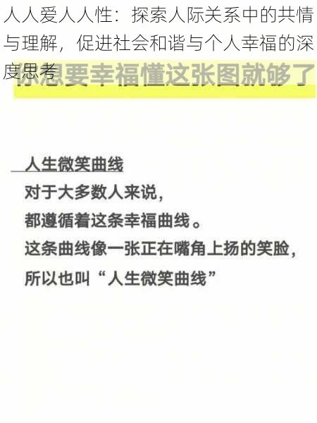 人人爱人人性：探索人际关系中的共情与理解，促进社会和谐与个人幸福的深度思考