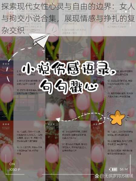 探索现代女性心灵与自由的边界：女人与拘交小说合集，展现情感与挣扎的复杂交织