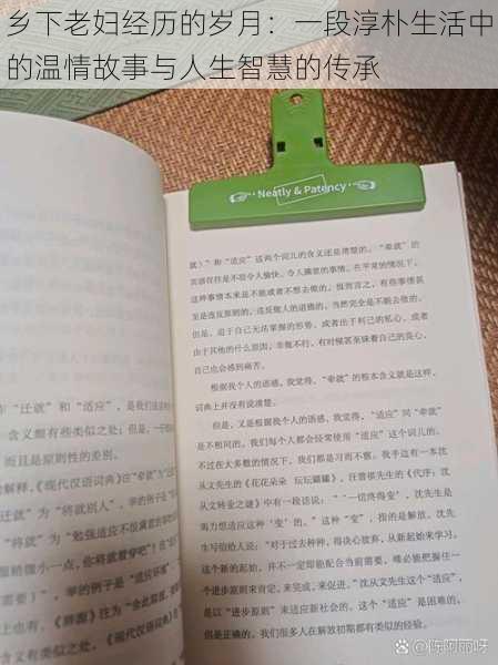 乡下老妇经历的岁月：一段淳朴生活中的温情故事与人生智慧的传承