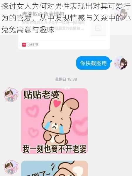 探讨女人为何对男性表现出对其可爱行为的喜爱，从中发现情感与关系中的小兔兔寓意与趣味