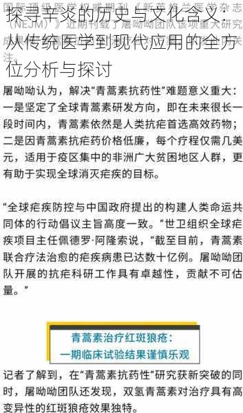 探寻辛炎的历史与文化含义：从传统医学到现代应用的全方位分析与探讨