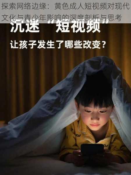 探索网络边缘：黄色成人短视频对现代文化与青少年影响的深度剖析与思考