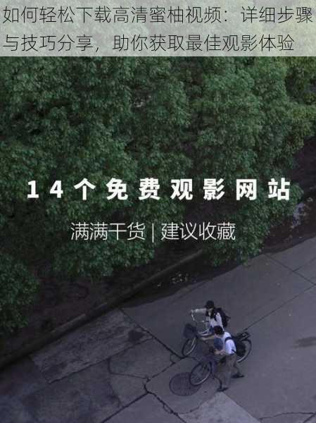 如何轻松下载高清蜜柚视频：详细步骤与技巧分享，助你获取最佳观影体验