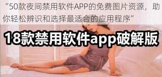 “50款夜间禁用软件APP的免费图片资源，助你轻松辨识和选择最适合的应用程序”