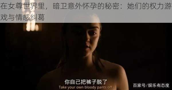 在女尊世界里，暗卫意外怀孕的秘密：她们的权力游戏与情感纠葛