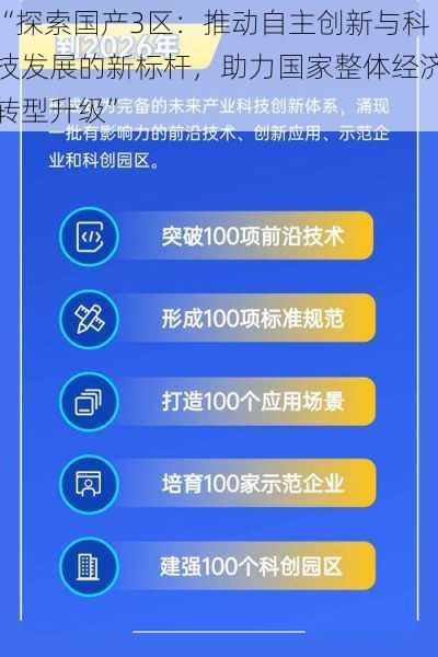 “探索国产3区：推动自主创新与科技发展的新标杆，助力国家整体经济转型升级”