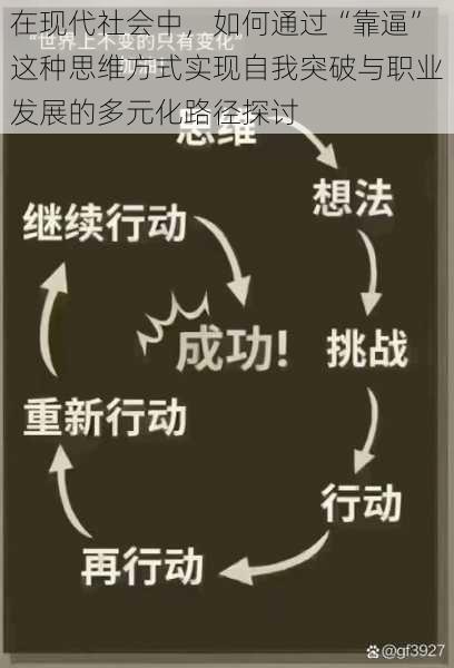 在现代社会中，如何通过“靠逼”这种思维方式实现自我突破与职业发展的多元化路径探讨