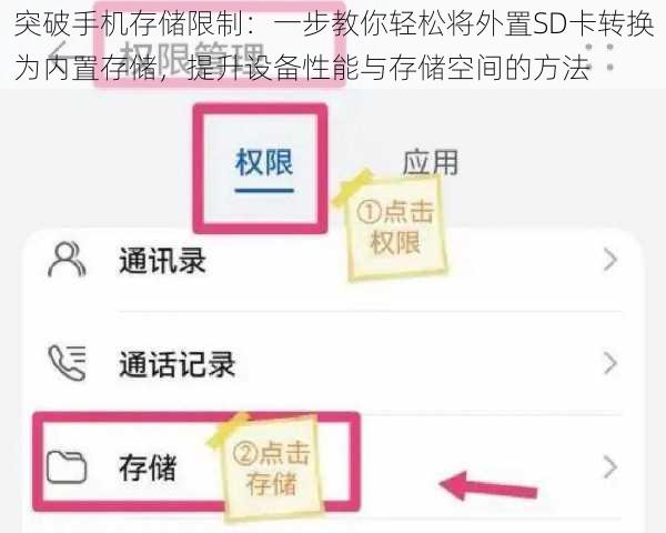 突破手机存储限制：一步教你轻松将外置SD卡转换为内置存储，提升设备性能与存储空间的方法