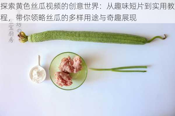 探索黄色丝瓜视频的创意世界：从趣味短片到实用教程，带你领略丝瓜的多样用途与奇趣展现