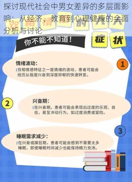 探讨现代社会中男女差异的多层面影响：从经济、教育到心理健康的全面分析与讨论