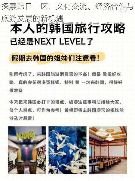 探索韩日一区：文化交流、经济合作与旅游发展的新机遇