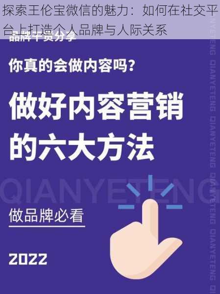 探索王伦宝微信的魅力：如何在社交平台上打造个人品牌与人际关系