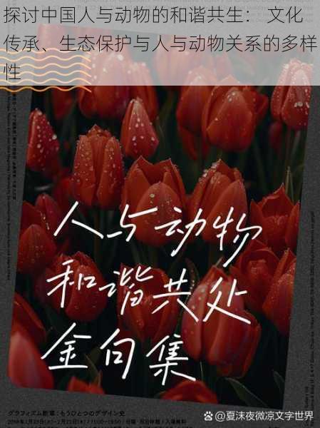 探讨中国人与动物的和谐共生： 文化传承、生态保护与人与动物关系的多样性