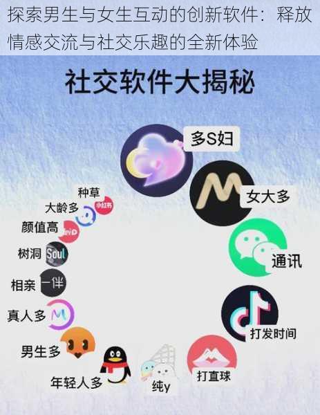 探索男生与女生互动的创新软件：释放情感交流与社交乐趣的全新体验