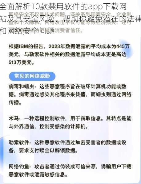 全面解析10款禁用软件的app下载网站及其安全风险，帮助你避免潜在的法律和网络安全问题