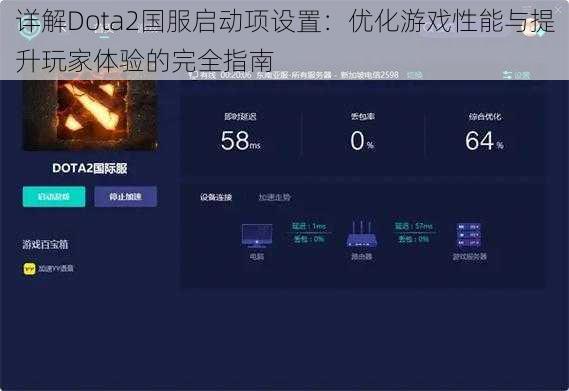 详解Dota2国服启动项设置：优化游戏性能与提升玩家体验的完全指南