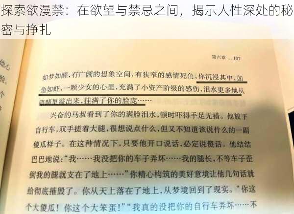 探索欲漫禁：在欲望与禁忌之间，揭示人性深处的秘密与挣扎