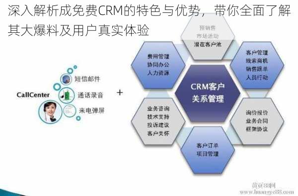 深入解析成免费CRM的特色与优势，带你全面了解其大爆料及用户真实体验