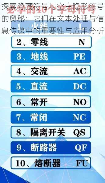 探索隐藏符号与空白隐形符号的奥秘：它们在文本处理与信息传递中的重要性与应用分析