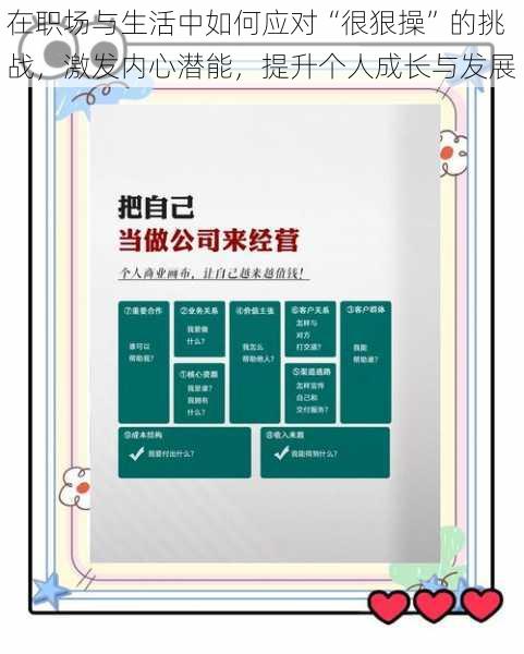 在职场与生活中如何应对“很狠操”的挑战，激发内心潜能，提升个人成长与发展