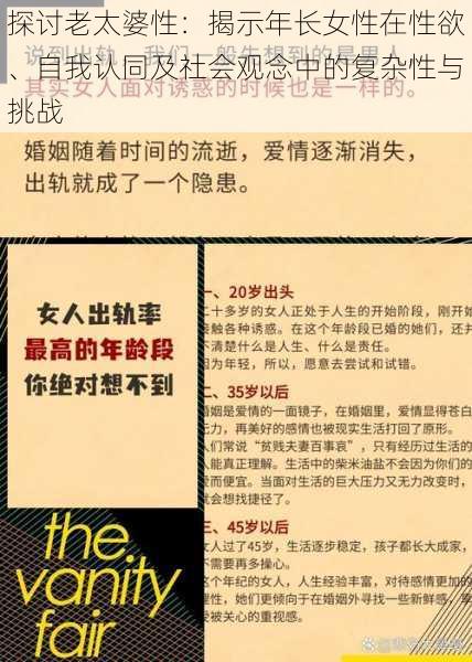 探讨老太婆性：揭示年长女性在性欲、自我认同及社会观念中的复杂性与挑战