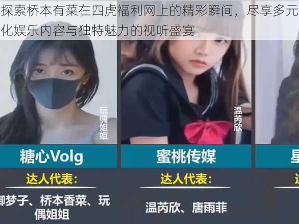 探索桥本有菜在四虎福利网上的精彩瞬间，尽享多元化娱乐内容与独特魅力的视听盛宴