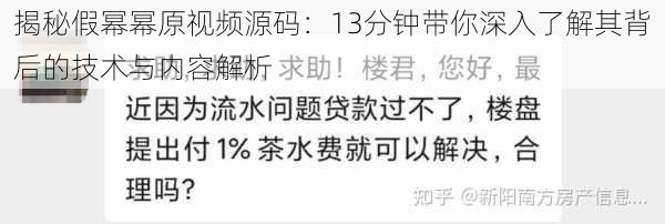 揭秘假幂幂原视频源码：13分钟带你深入了解其背后的技术与内容解析