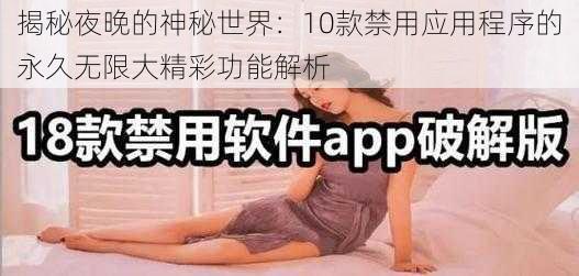 揭秘夜晚的神秘世界：10款禁用应用程序的永久无限大精彩功能解析