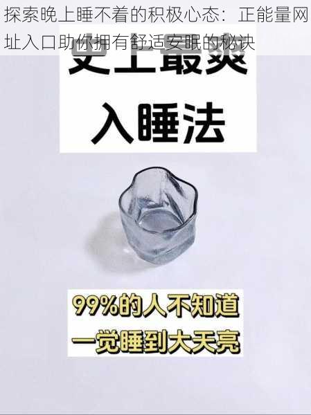 探索晚上睡不着的积极心态：正能量网址入口助你拥有舒适安眠的秘诀