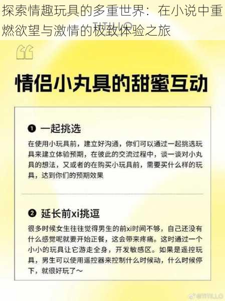 探索情趣玩具的多重世界：在小说中重燃欲望与激情的极致体验之旅