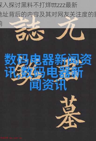 深入探讨黑料不打烊tttzzz最新地址背后的内容及其对网友关注度的影响