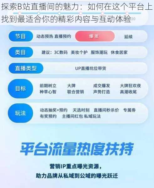 探索B站直播间的魅力：如何在这个平台上找到最适合你的精彩内容与互动体验