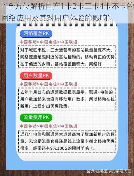 “全方位解析国产1卡2卡三卡4卡不卡的网络应用及其对用户体验的影响”