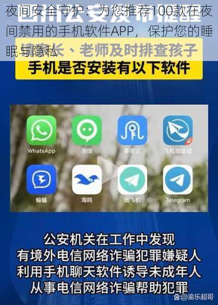 夜间安全守护：为您推荐100款在夜间禁用的手机软件APP，保护您的睡眠与隐私