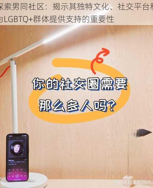 探索男同社区：揭示其独特文化、社交平台和为LGBTQ+群体提供支持的重要性