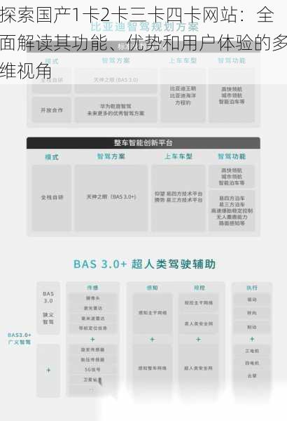 探索国产1卡2卡三卡四卡网站：全面解读其功能、优势和用户体验的多维视角