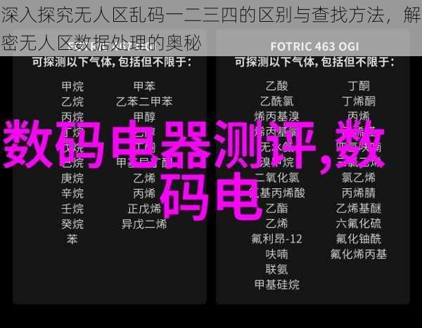 深入探究无人区乱码一二三四的区别与查找方法，解密无人区数据处理的奥秘