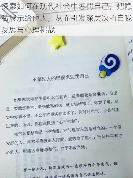 探索如何在现代社会中惩罚自己，把隐私展示给他人，从而引发深层次的自我反思与心理挑战