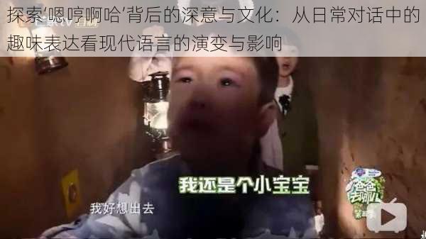 探索‘嗯哼啊哈’背后的深意与文化：从日常对话中的趣味表达看现代语言的演变与影响