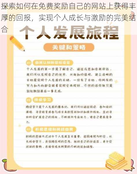 探索如何在免费奖励自己的网站上获得丰厚的回报，实现个人成长与激励的完美结合