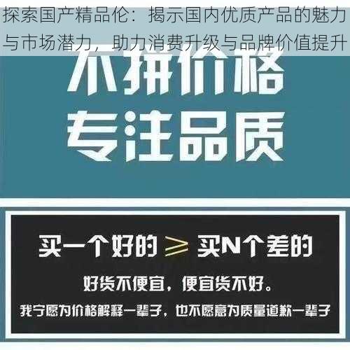 探索国产精品伦：揭示国内优质产品的魅力与市场潜力，助力消费升级与品牌价值提升