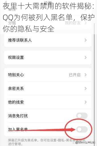 夜里十大需禁用的软件揭秘：QQ为何被列入黑名单，保护你的隐私与安全