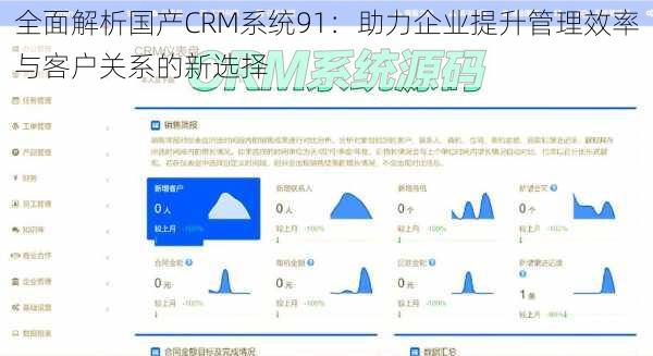 全面解析国产CRM系统91：助力企业提升管理效率与客户关系的新选择